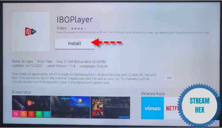 Install IBO Player